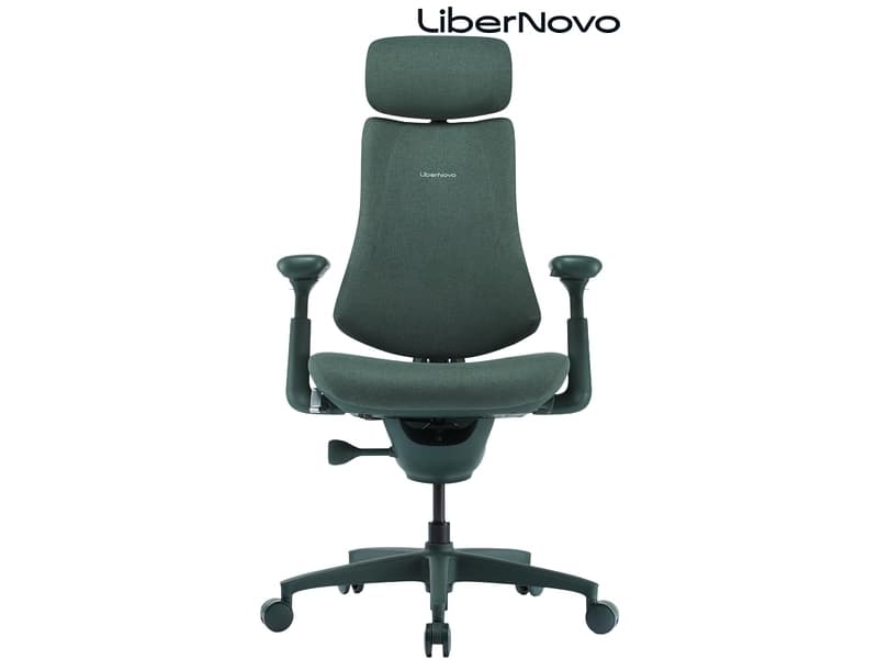 Ergonomischer Bürostuhl LIBERNOVO OMNI DYNAMIC Stoff grün