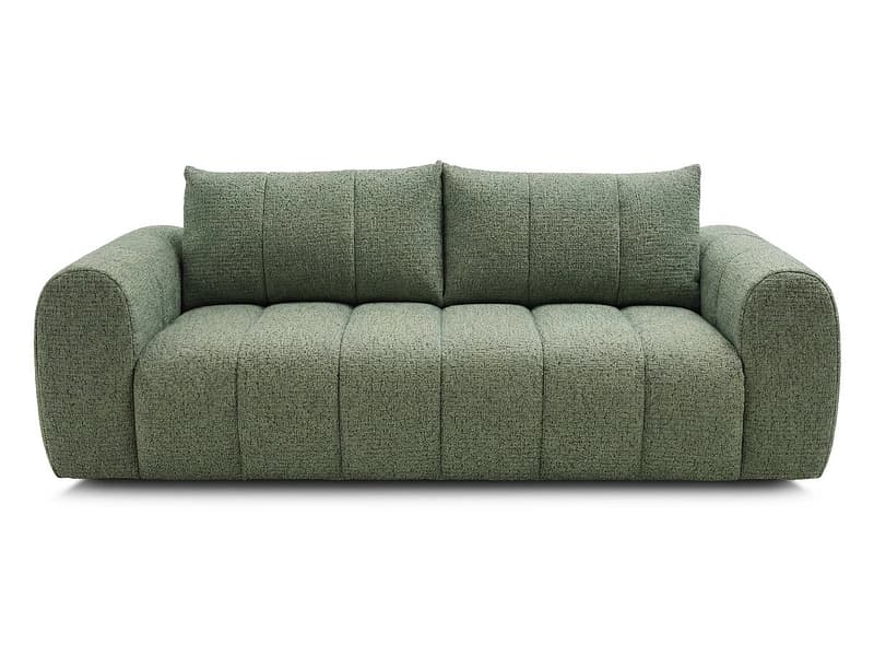 3er Sofa BOBOCHIC NESTY Stoff chiniert hellgrün