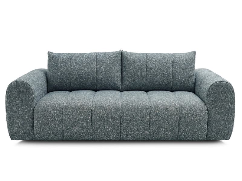3er Sofa BOBOCHIC NESTY Stoff chiniert blau