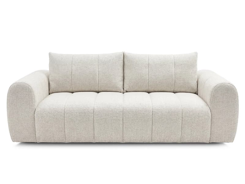 3er Sofa BOBOCHIC NESTY Stoff chiniert beige