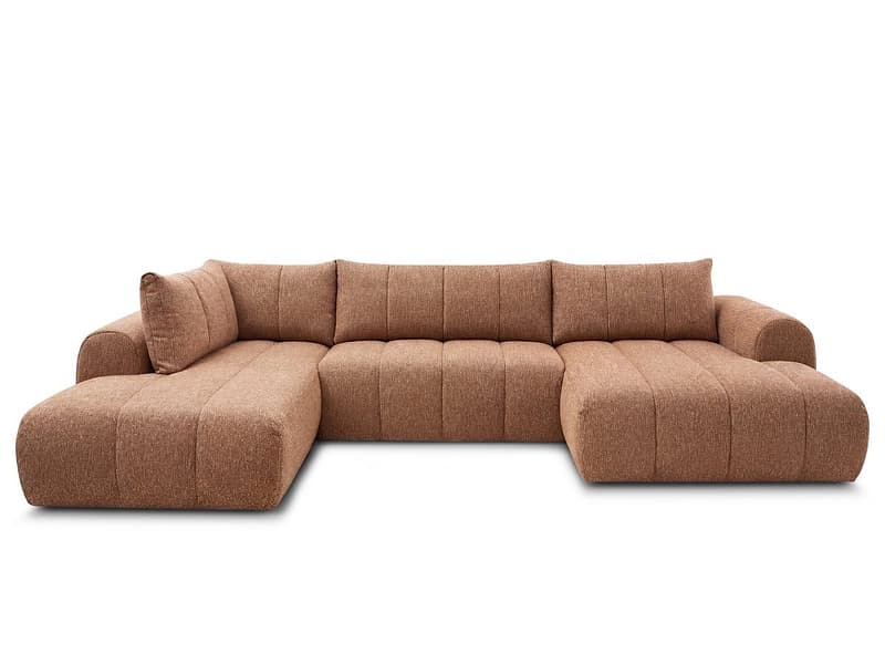 Wohnlandschaft BOBOCHIC NESTY Stoff chiniert orange
