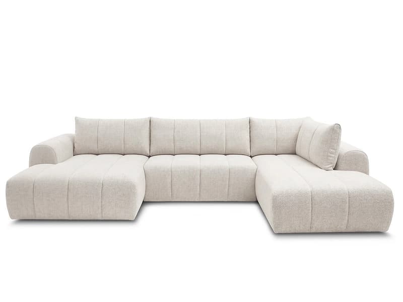 Wohnlandschaft BOBOCHIC NESTY Stoff chiniert beige