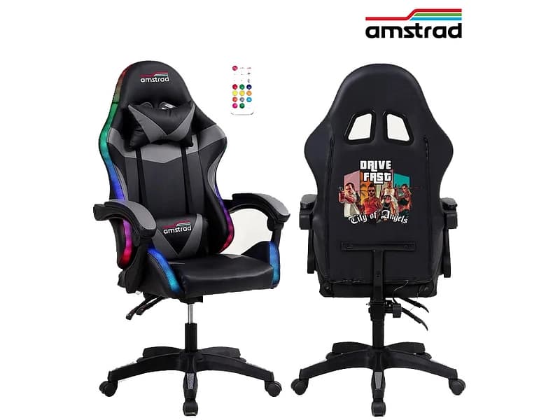 Gaming Sessel AMSTRAD AMS-900-LED Synthetisches Leder
