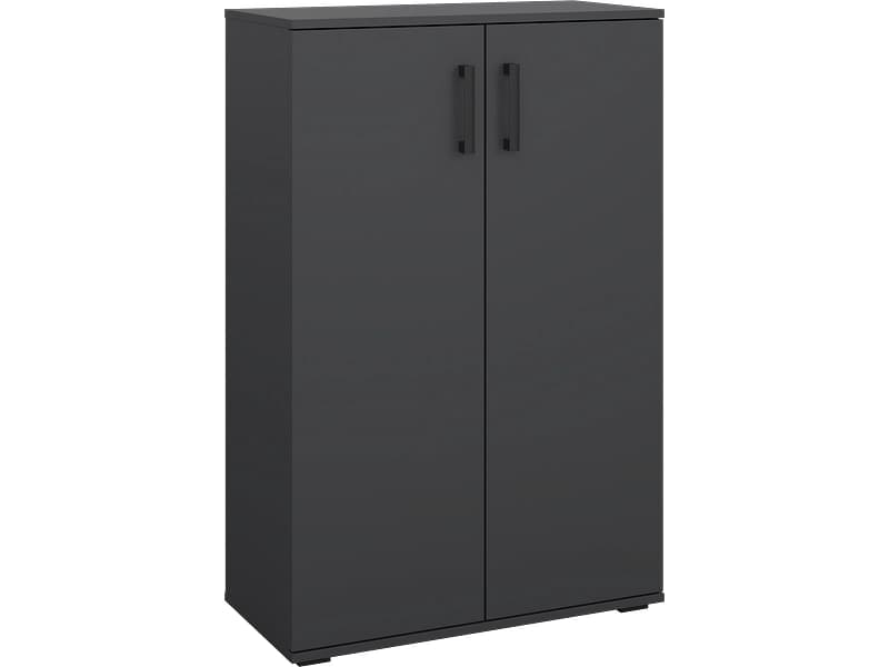 Schuhmöbel LUXA 12 Paar Schuhe 2 Türen graphite gray