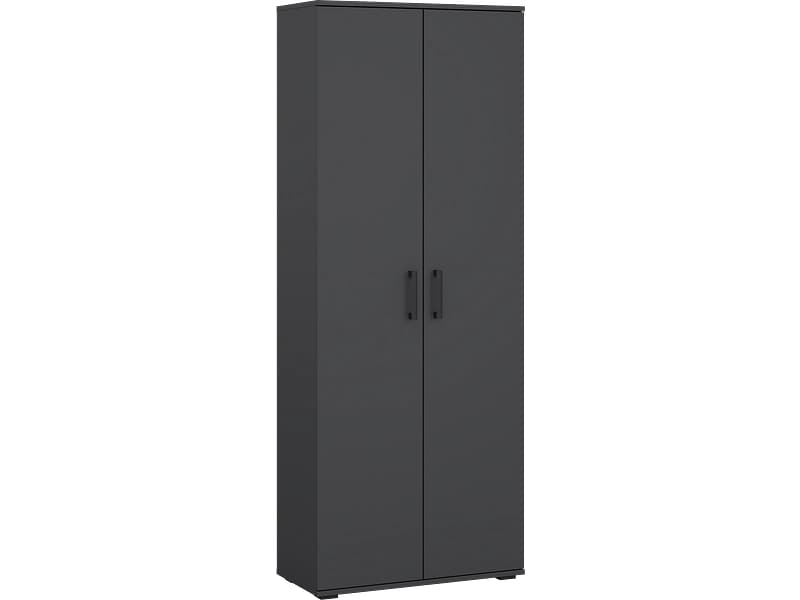 Schuhschrank LUXA 24 Paar Schuhe 2 Türen graphite gray