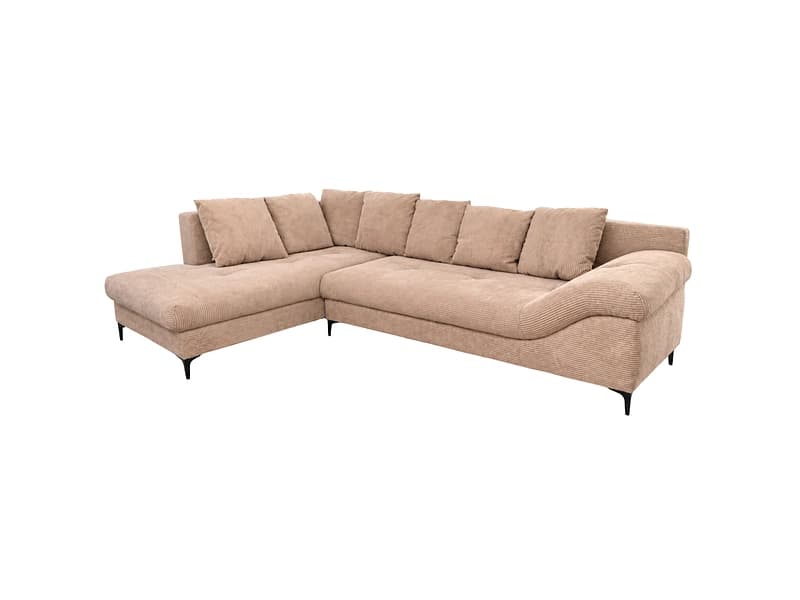 Ecksofa WAVE Stoff cream