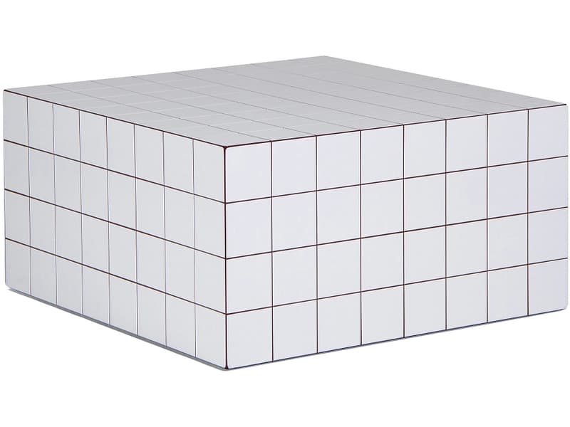 MARCKERIC Couchtish MOSAICO 80x80x40cm weiss