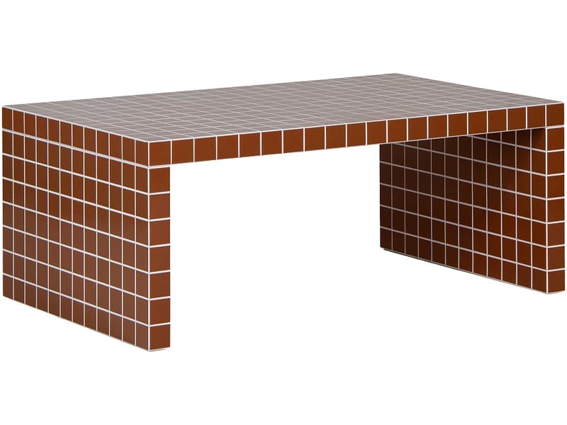 MARCKERIC Couchtish MOSAICO 60x100x40cm terrakotta