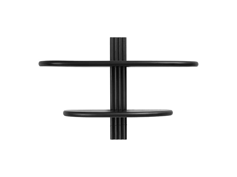 HOUSE NORDIC Wandregal ALIANO 17.5x65x42.5cm schwarz