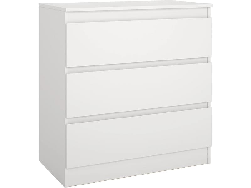 Kommode MARA 3 Schubladen 42x77x80.4cm weiss matt