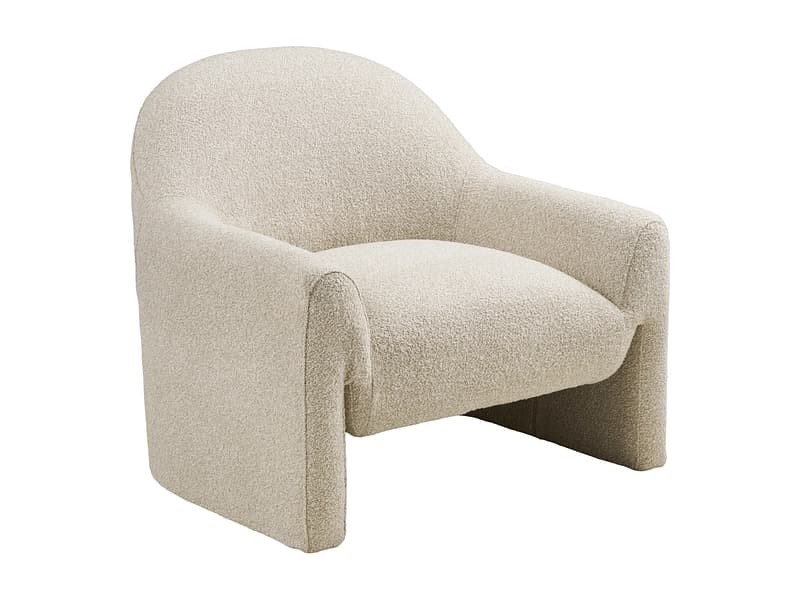 HOUSE NORDIC Stuhl ZAHARA Edelstahl beige