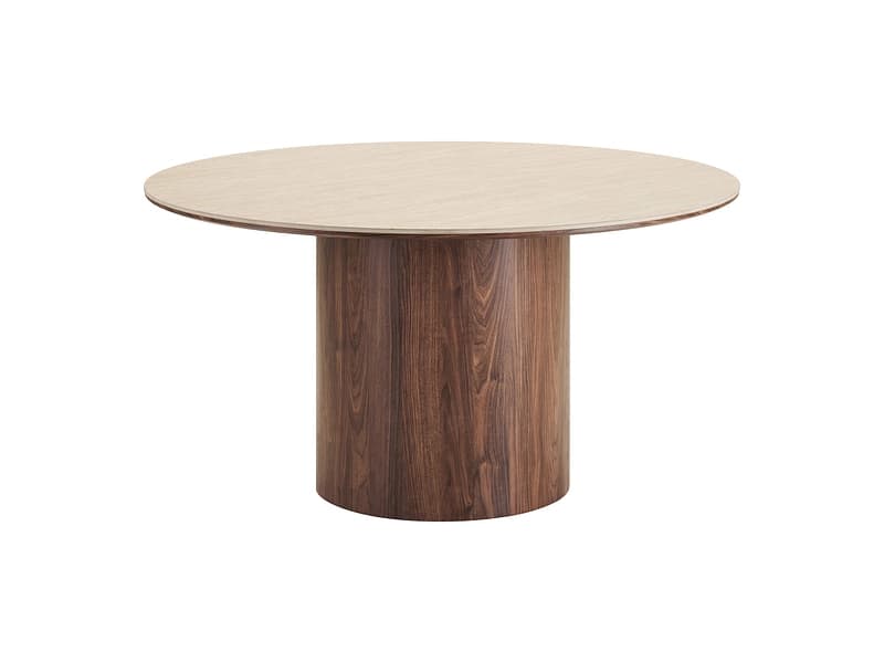 HOUSE NORDIC Tisch DELPHI 140x140x76cm rotbraun