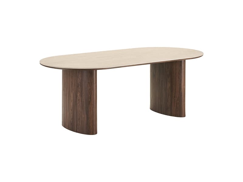 HOUSE NORDIC Tisch DELPHI 210x100x76cm rotbraun
