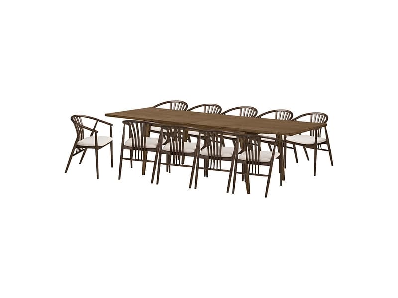 Set Tisch und 10 Stühle HOUSE NORDIC DARWIN