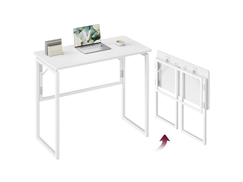 Schreibtisch SONGMICS LIGHTY 40x80x74cm weiss