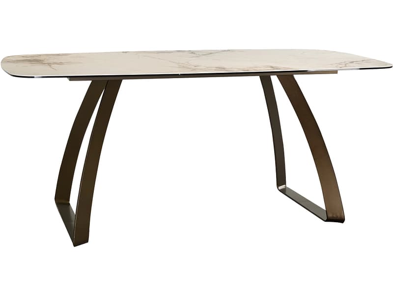 Tisch BRONZE 180x90x76cm beige