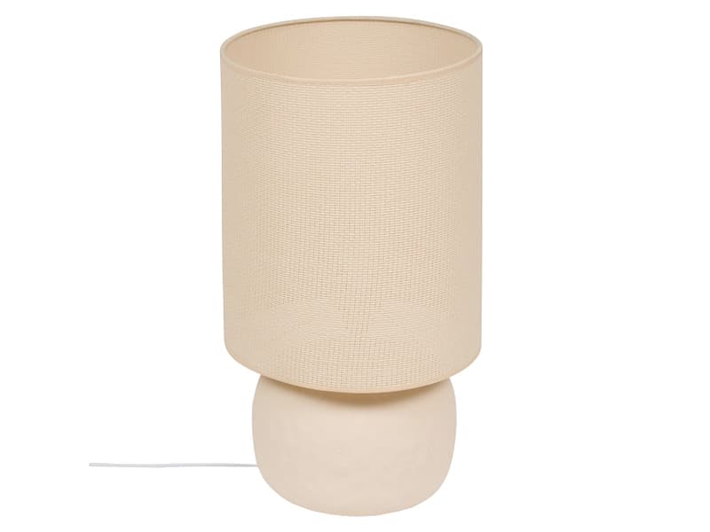 ATMOSPHERA Tischlampe OBINE 56cm 40W beige
