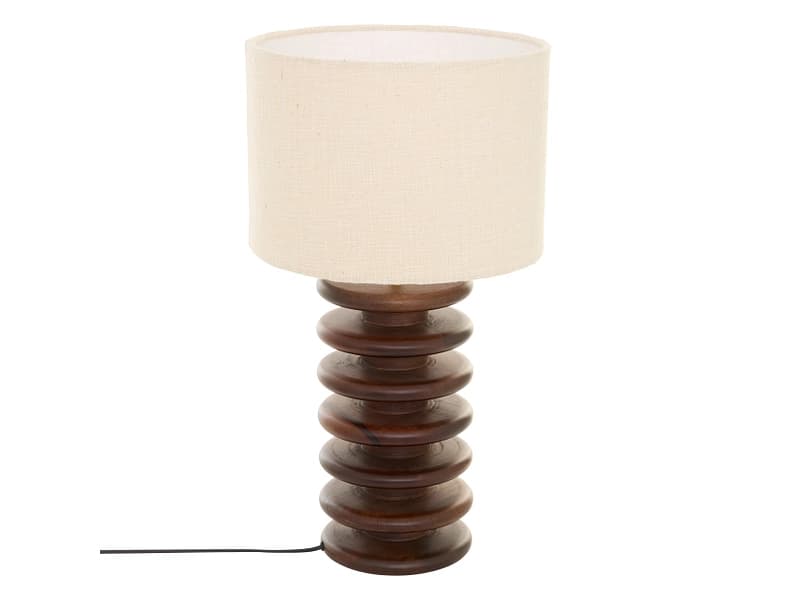 ATMOSPHERA Tischlampe ROCHI 60cm 25W rotbraun