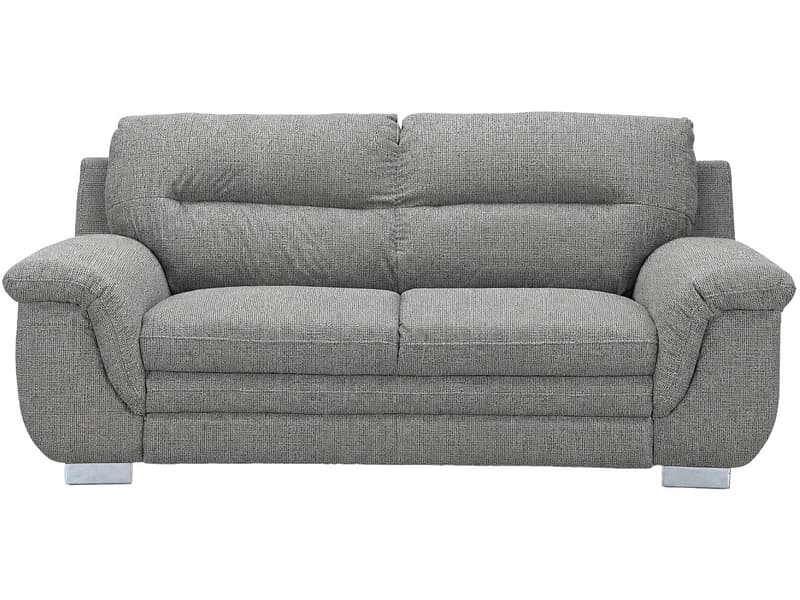 2er Sofa TRAPANI Stoff anthrazit