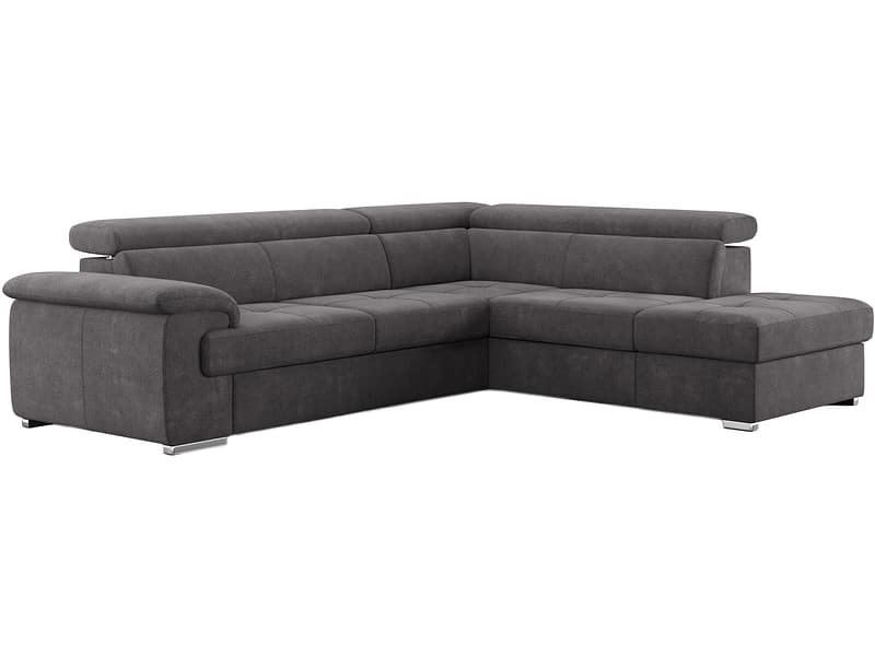 Ecksofa CORSA Stoff grau