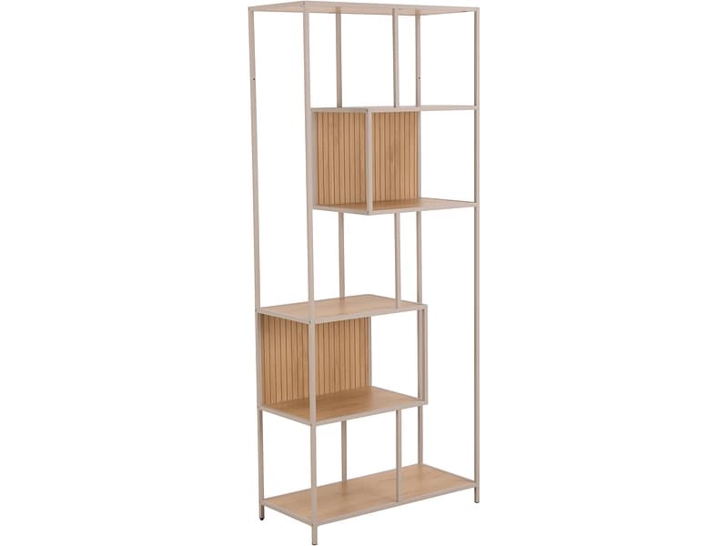 Regal SEAFORD 77x35x185cm mdf dekor