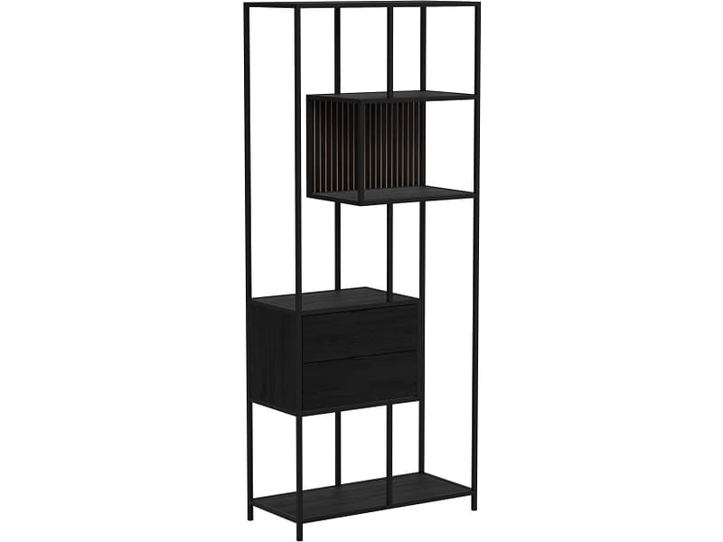 Regal SEAFORD 77x35x185cm mdf dekor
