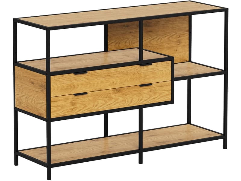 Regal SEAFORD 114x35x78cm mdf dekor