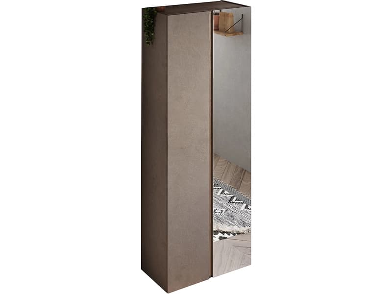 Schuhschrank FRAME 30 Paar Schuhe 2 Türen bronze