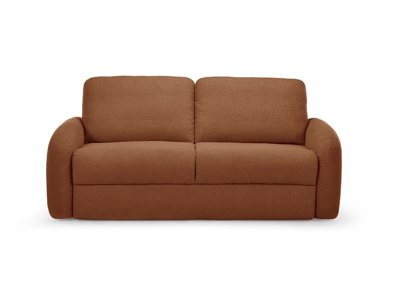 Bettsofa BOBOCHIC KENAN Boucle-Stoff orange