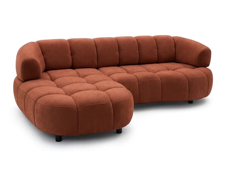 Ecksofa BOBOCHIC LOVELY Stoff orange