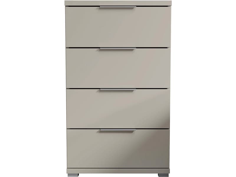 Nachttisch COZA 4 Schubladen 42x46x79cm kaschmir melamin