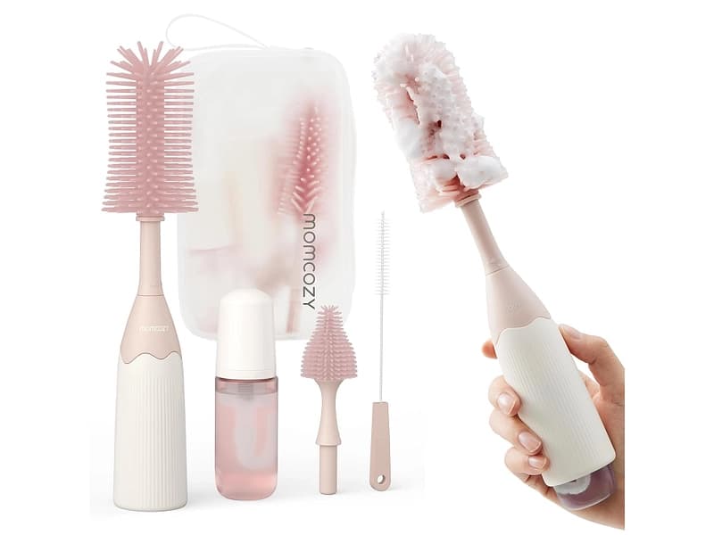 Flaschenbürste rosa