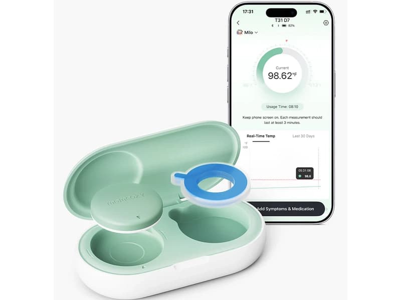 Babythermometer grün