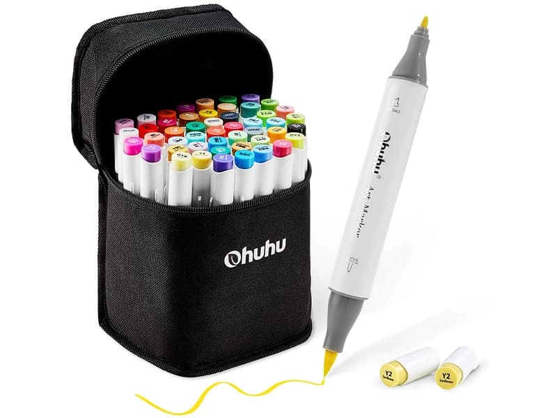 OHUHU Kunstmarker mehrfarbig