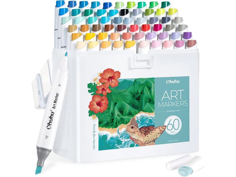 OHUHU Kunstmarker mehrfarbig