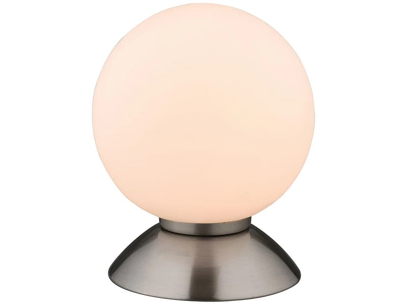 Tischlampe LED BOLLY 20cm 25W silberfarben