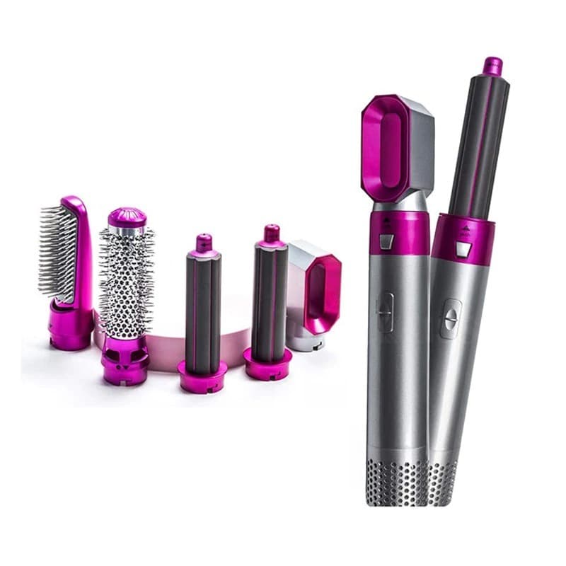 Premium Edition 5in1 Warmluftbürste Hot Airstyler 2.0 Lockenwickler und Haarglätter