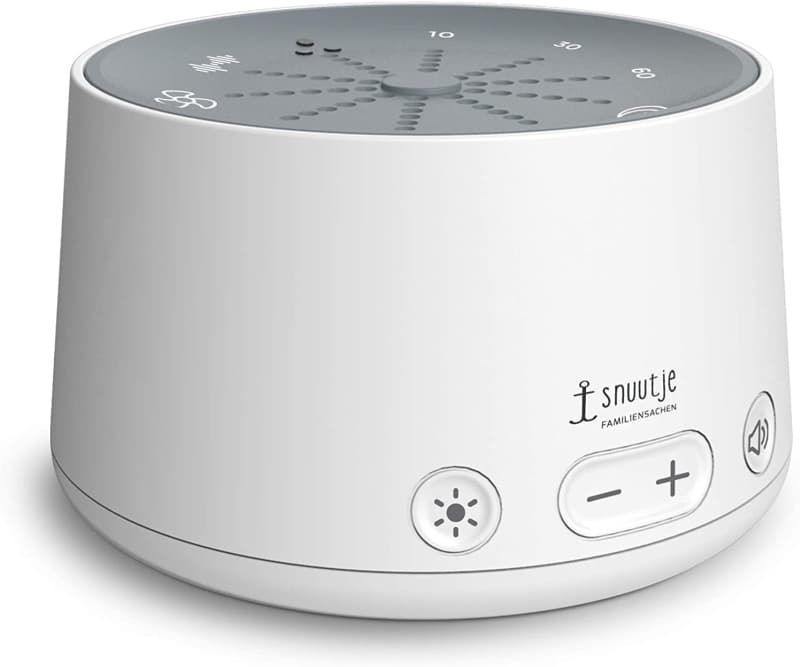 Snuutje Einschlafhilfe mit Licht-Metronom & Naturklängen - Schlaflicht für Kinder & Erwachsene Schneller & entspannter Einschlafen