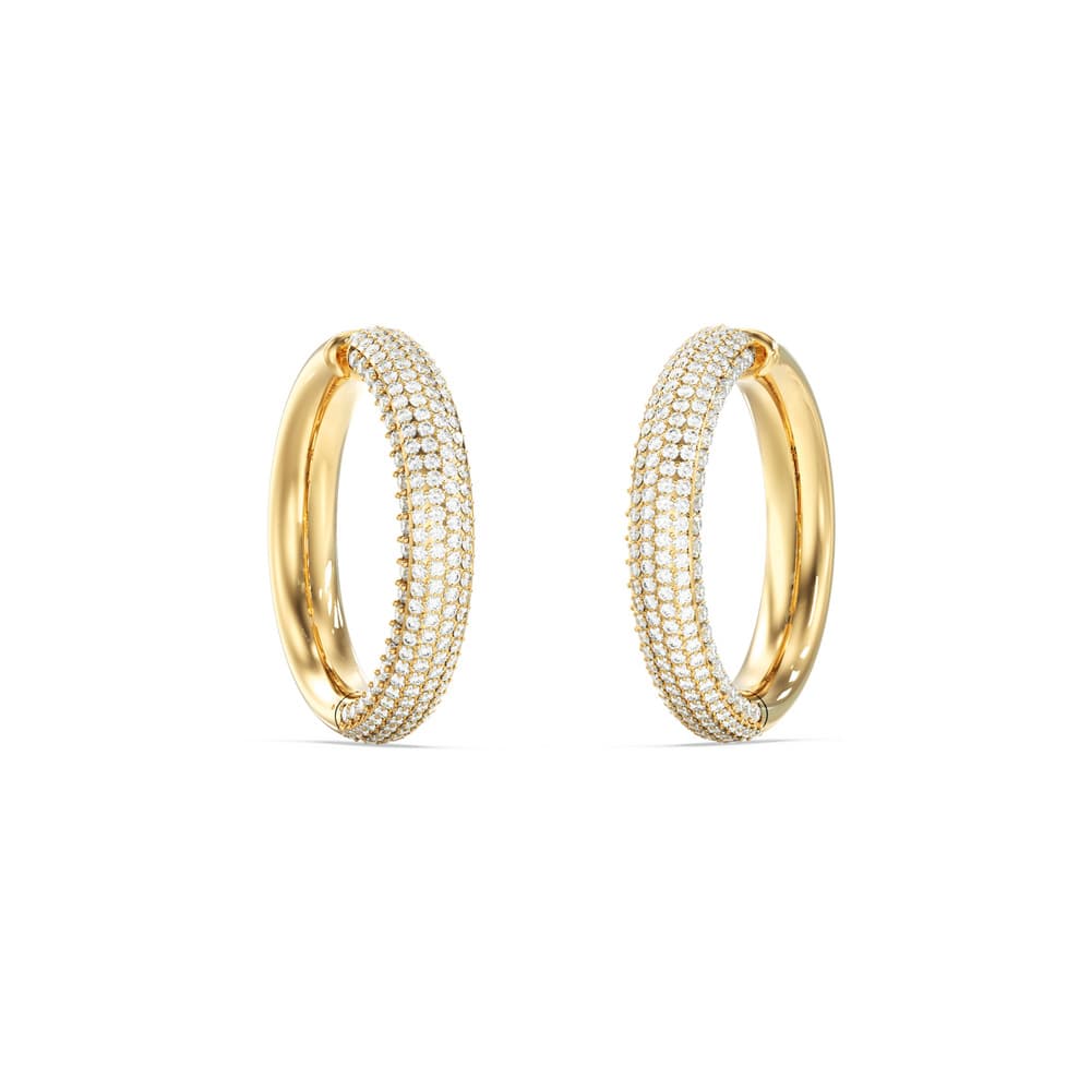 Guess JUBE06425JWYGT-U Madison Damen Ohrring Gold mit Kristallen