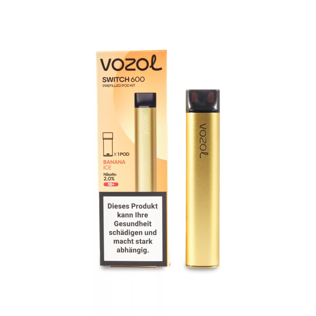 VOZOL ~ Switch 600 Kit ~ Yellow &amp; Banana ICE