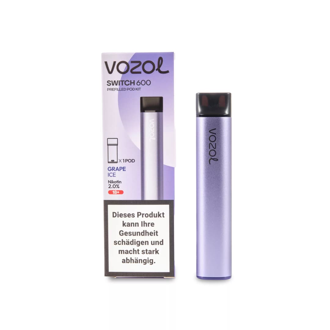 VOZOL ~ Switch 600 Kit ~ Purple &amp; Grape ICE