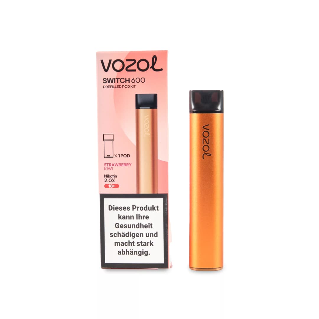 VOZOL ~ Switch 600 Kit ~ Orange &amp; Strawberry Kiwi