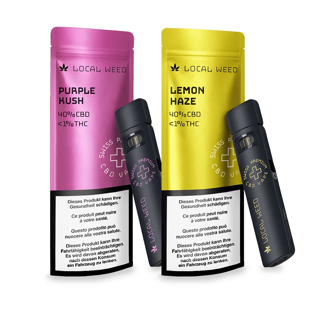 Local Weed ~ CBD Vollspektrum Vape ~ Spar-Bundle