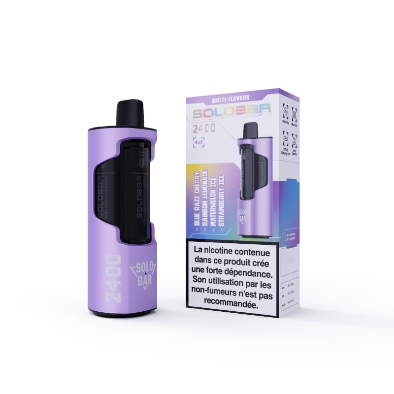 Solobar ~ 2400 ~ 4x1 Pods inkl. ~ Purple