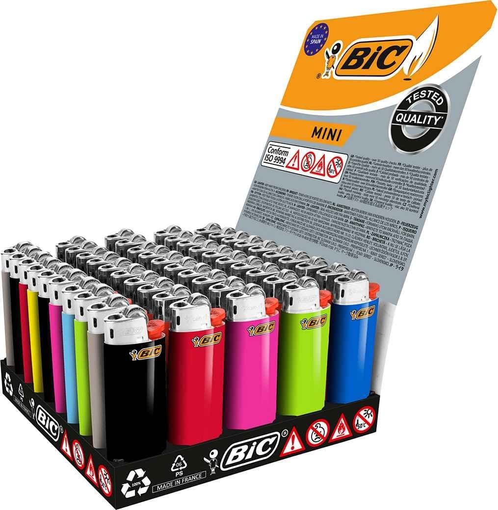 BIC ~ Feuerzeug ~ Mixed Colors ~ Mini (Box 50 Stk.)