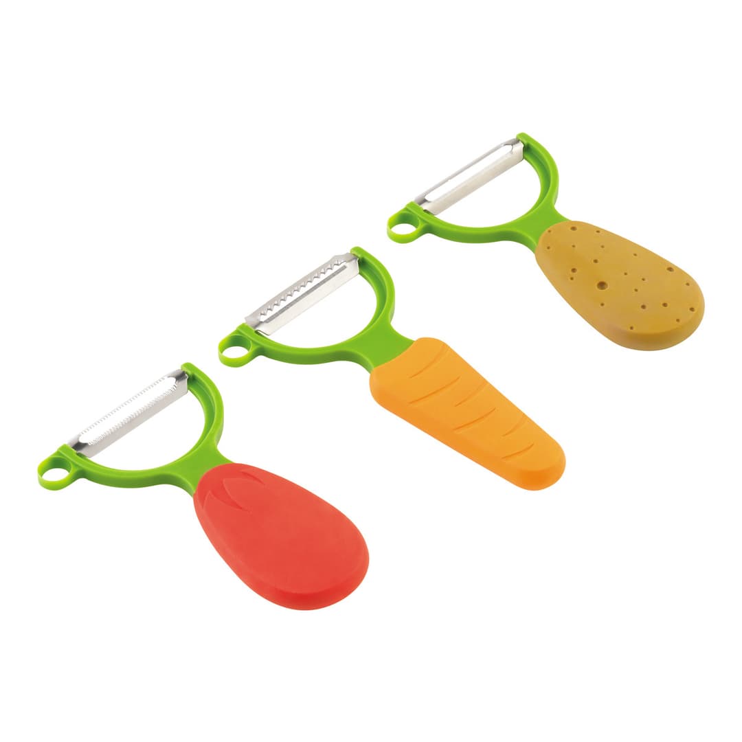 Gemüsesparschäler Veggie Set Karotte / Kartoffel / Tomate 3 Stk.