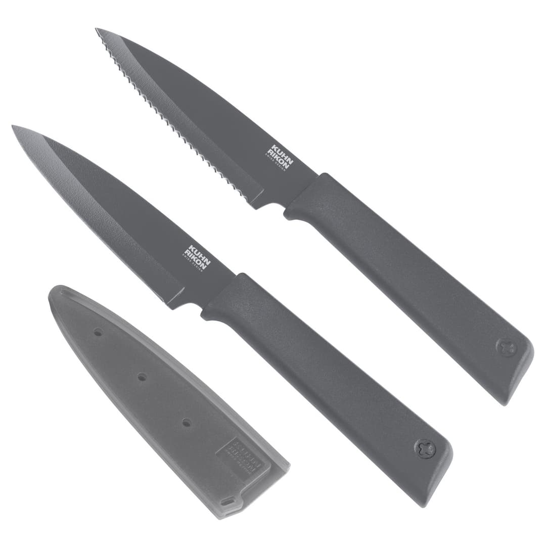 COLORI®+ Rüstmesser Set grau 2 Stk.