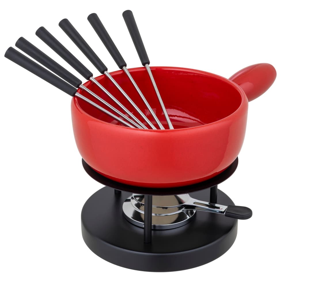 Käsefondue Set Rougemont rot Ø 21 cm