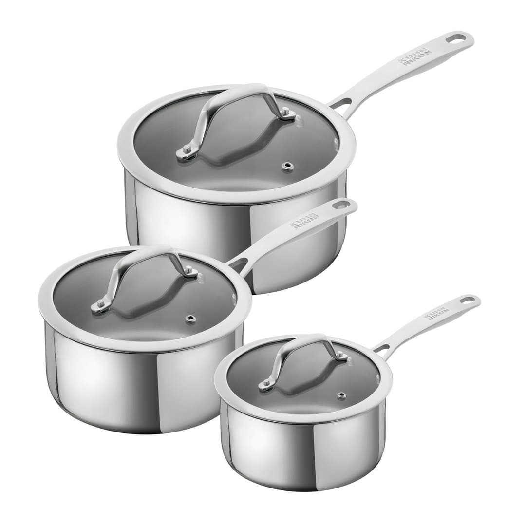 ALLROUND Stielkasserollen Set 1.5 + 2.3 + 3.1 L
