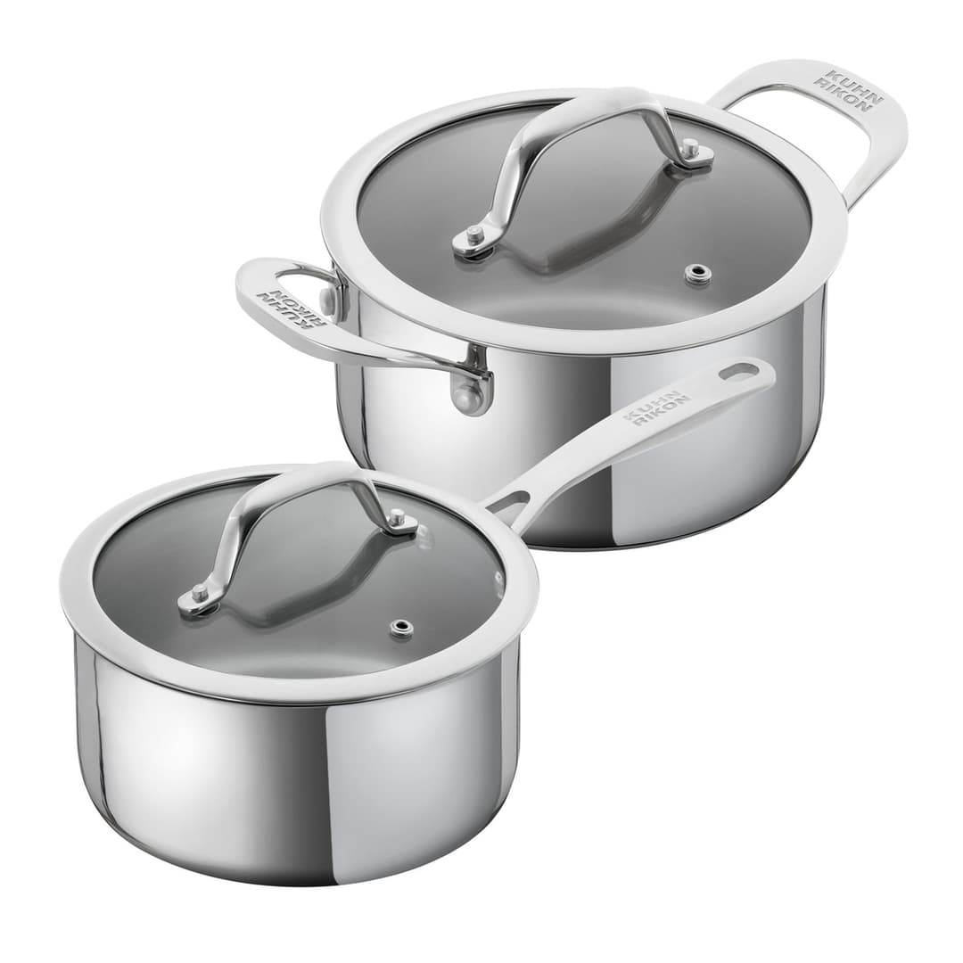 ALLROUND Set · Stielkasserolle 1.5 L + Kochtopf 2.3 L